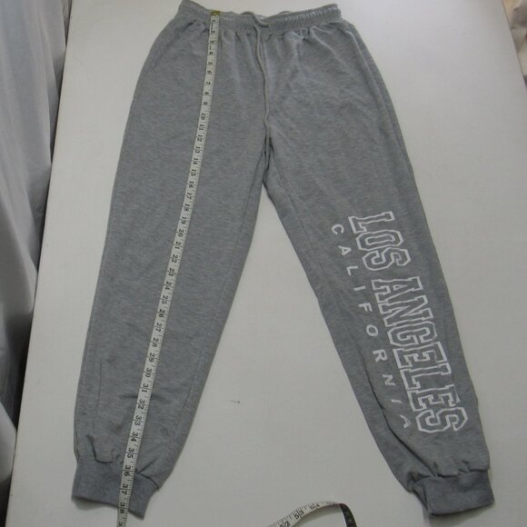 SHEIN Womens Graphic Los Angeles Drawstring Waist Joggers Sweatpants Gray Size M - Picture 6 of 6